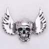 Broche in punkstijl - schedel / vleugelsBroches