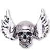 Broche in punkstijl - schedel / vleugelsBroches