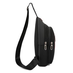 Stijlvolle schouder-/borsttas - kleine rugzak - met koptelefoonaansluitingTassen