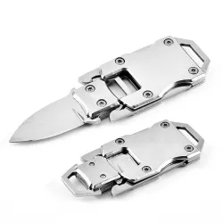 Klein zakmes - afneembaar - opvouwbaar - roestvrij staal - met lanyardMultitool & Zakmes