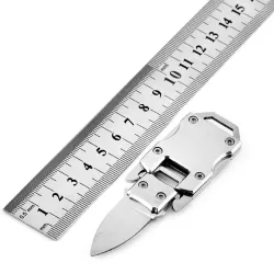 Klein zakmes - afneembaar - opvouwbaar - roestvrij staal - met lanyardMultitool & Zakmes