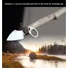Tactisch klein mes - met ring - leren etui - D2 staalMultitool & Zakmes