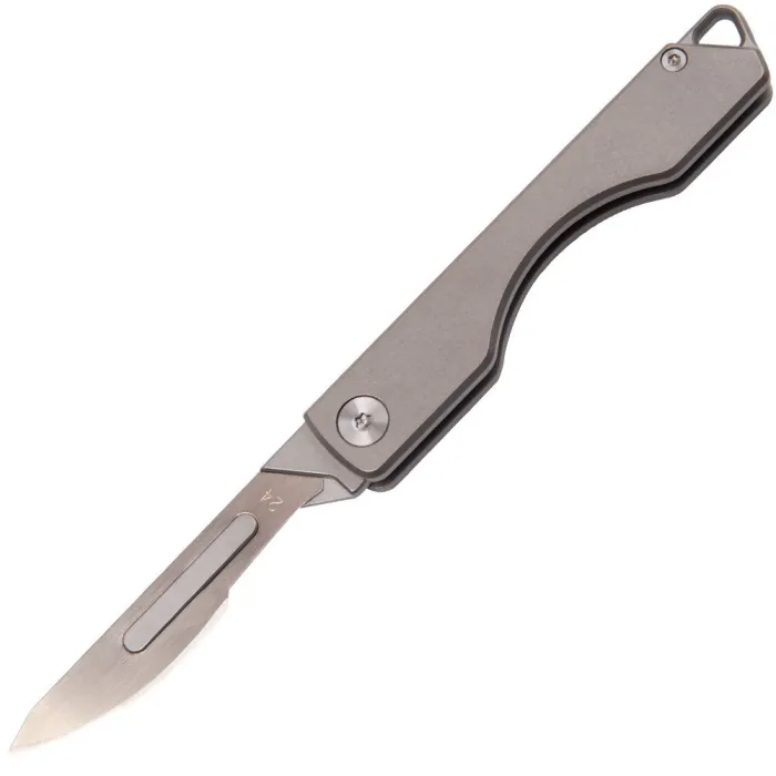 Mini multifunctioneel mes - opvouwbaar - afneembaar mes - titaniumlegeringMultitool & Zakmes