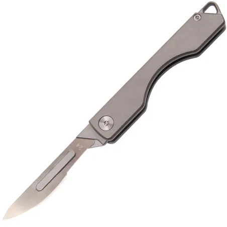 Mini multifunctioneel mes - opvouwbaar - afneembaar mes - titaniumlegeringMultitool & Zakmes
