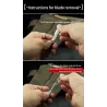 Mini multifunctioneel mes - opvouwbaar - afneembaar mes - titaniumlegeringMultitool & Zakmes
