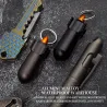 Pillen opbergdoos - waterdichte container - met sleutelring - aluminiumlegeringSleutelhangers