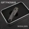 Mini multifunctioneel mes - opvouwbaar - afneembaar mes - titaniumlegeringMultitool & Zakmes