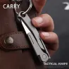 Mini multifunctioneel mes - opvouwbaar - afneembaar mes - titaniumlegeringMultitool & Zakmes