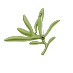 Elegante broche met groene olijfBroches
