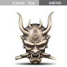 Car / motorcycle sticker - metal emblem - 3D Japanese samuraiStickers