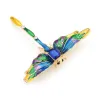 Blauwe kristallen libelbrocheBroches