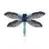 Elegante broche - met kleurrijke kristallen libelBroches