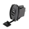 Universal USB dual socket - 3.1V -12V/24V - charging port - LEDChargers