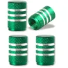 Aluminum tire valves - stripes design - 4 piecesWheel parts