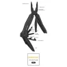 Roxon CM1349 - 14 in 1 multitool - vouwtang - multifunctioneel mes - survivaltoolMultitool & Zakmes