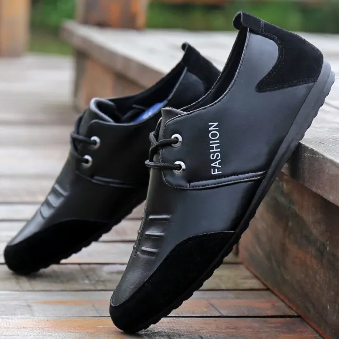 Fashionable men's shoes - loafers - non-slip - genuine leatherShoes