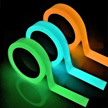 Lichtgevende tape - fluorescerend - waarschuwingstape - auto's - decoratie - kunstLijmen & plakbanden