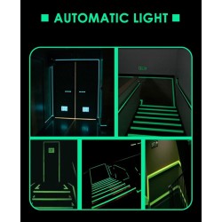 Lichtgevende tape - fluorescerend - waarschuwingstape - auto's - decoratie - kunstLijmen & plakbanden