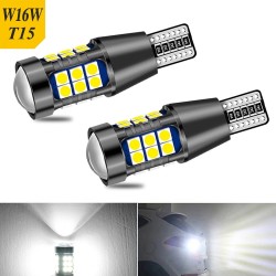 Achteruitrijlicht - LED lamp - 1156 BA15S - 7440 W21W - T15 W16W - 2 stuksT15