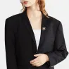 Luxe stervormige broche - zirkoniaBroches
