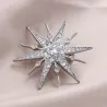 Luxe stervormige broche - zirkoniaBroches