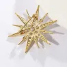 Luxe stervormige broche - zirkoniaBroches