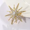 Luxe stervormige broche - zirkoniaBroches