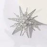 Luxe stervormige broche - zirkoniaBroches