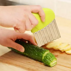 Aardappelsnijder - frites - fritesmaker - golvend mes - roestvrij staalTools