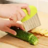 Aardappelsnijder - frites - fritesmaker - golvend mes - roestvrij staalTools