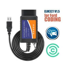 ELM327 - USB V1.5 - met HS / MS CAN-schakelaar - FORSCAN OBD2-scanner - USB-adapter - codelezerDiagnose