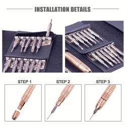 25 in 1 professional screwdriver set - tablet & smartphone repair kitScrewdrivers