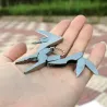 Mini opvouwbare multitool - tang - schroevendraaier - sleutelhanger - roestvrij staalMultitool & Zakmes