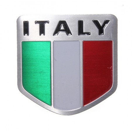 Italiaanse vlag - Italië metalen embleem - autostickerStickers