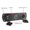 Car charger - socket with dual USB - cigarette lighter / Voltage meter - digital LED displaySwitches