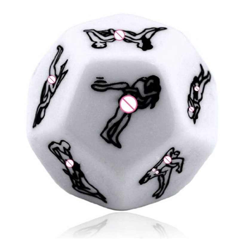 Sex positions dice - adult toy - 6 / 12 sidedPuzzles & Games