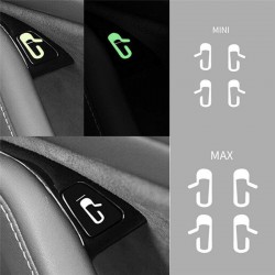 Autodeur open knop exit sticker - voor Tesla Model 3 - 8 stuksStickers