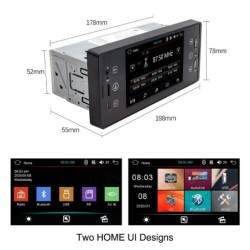Autoradio - camera - afstandsbediening - M150 - 1 Din - 5 inch - Bluetooth - Android - Mirror Link - USBDin 1