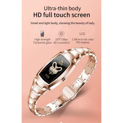 H8 Pro Smart Watch - full touch - hartslag - bloeddruk - fitnesstracker - waterdichtHorloges