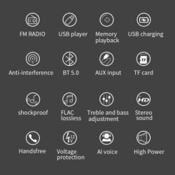 Digital car radio - 1 DIN - voice assistant - Bluetooth - AUX - FMDin 1