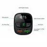 Draadloze Bluetooth-zender - handsfree - dubbele USB-oplader - digitaal - LEDFM-transmitters