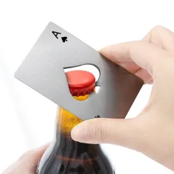 Ace card - aluminium flesopener - creditcard formaatBar producten