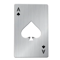 Ace card - aluminium flesopener - creditcard formaatBar producten