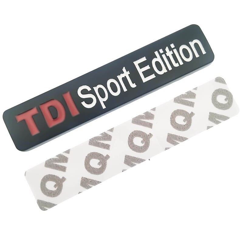 TDI SPORT EDITION - chromen embleem - autostickerStickers