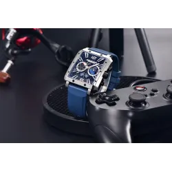 PAGANI DESIGN - sport herenhorloge - Quartz - waterdicht - roestvrij staal - skeleton racing seriesHorloges