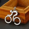 Racefiets - metalen sleutelhangerSleutelhangers
