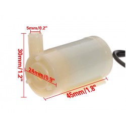 Mini submersible water pump - low noise - 3V - 120L/HPumps