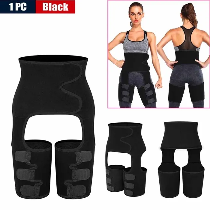 3 in 1 afslankriem - trainingskorset - taille / dijen / billentrainerMassage