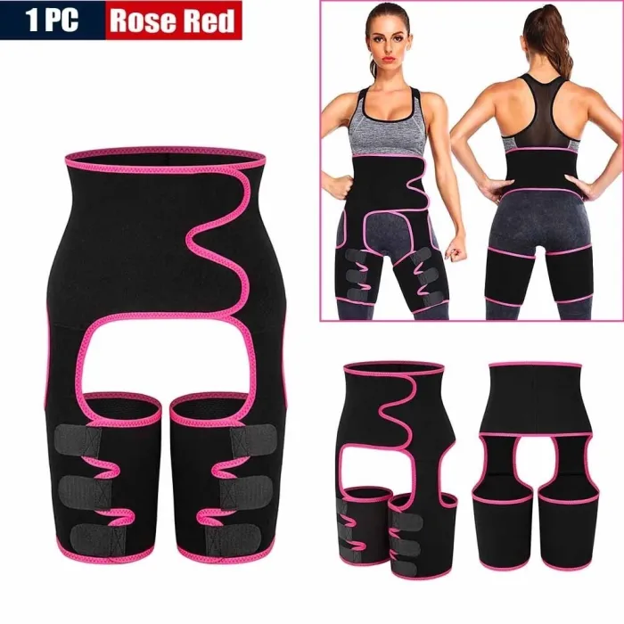 3 in 1 afslankriem - trainingskorset - taille / dijen / billentrainerMassage