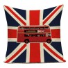 Decorative cushion cover - London style - British flag - 40 cm * 40 cm - 45 cm * 45 cmCushion covers
